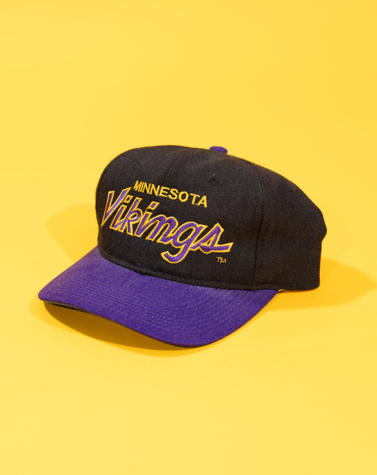 Rare Vintage 90s Minnesota Vikings Sports Specialties Snapback Hat