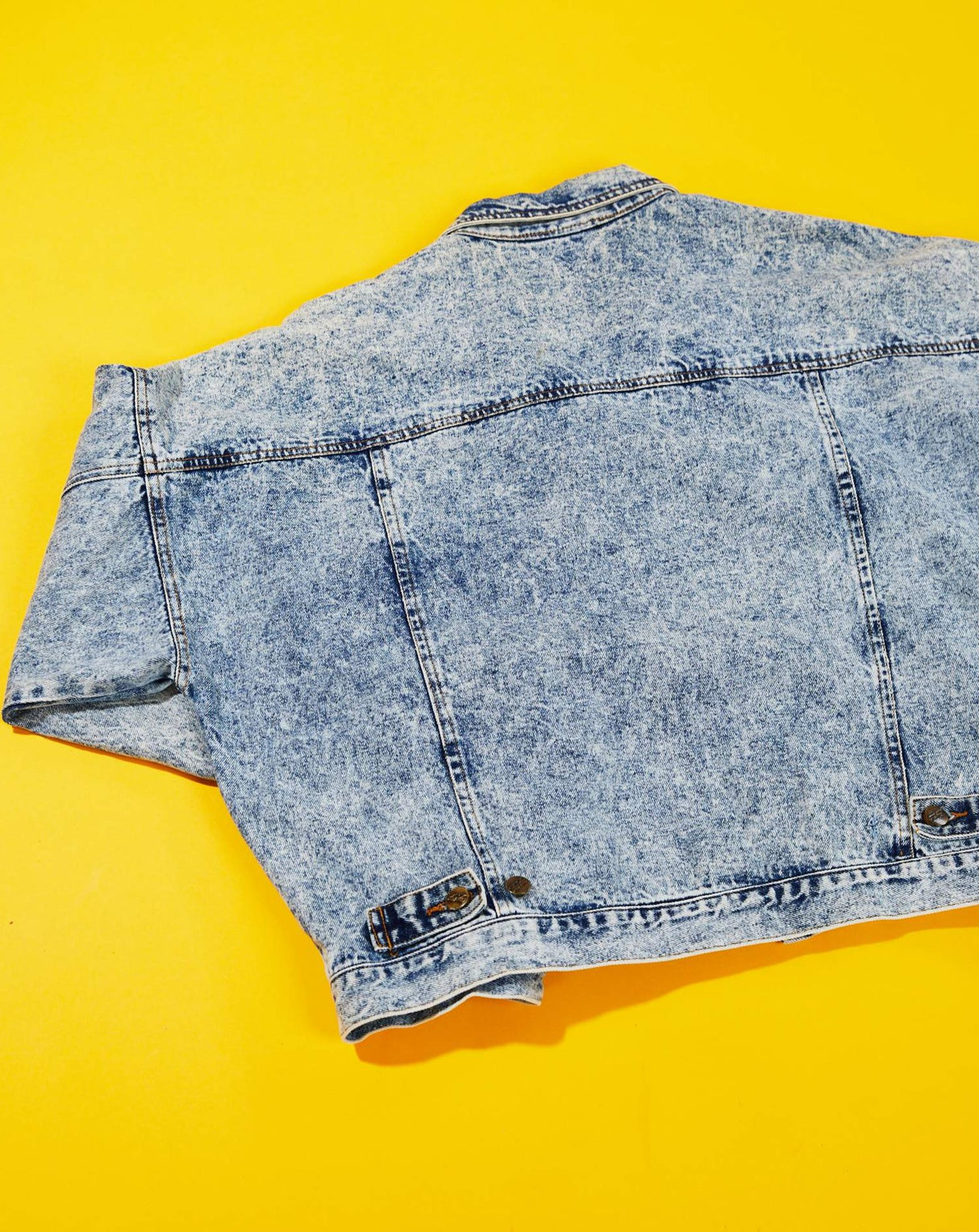 Vintage 80s Mizz Lizz Acid Wash Denim Jacket