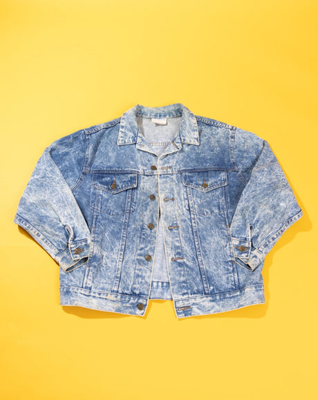 Vintage 80s First Acid Wash Denim Jacket