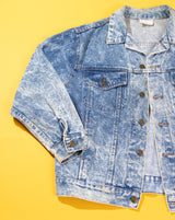 Vintage 80s First Acid Wash Denim Jacket