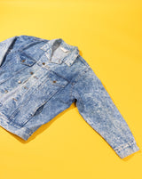 Vintage 80s First Acid Wash Denim Jacket