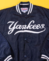 Vintage 80s/90s New York Yankees MLB Dimond Collection by Starter Satin Bomber Jacket