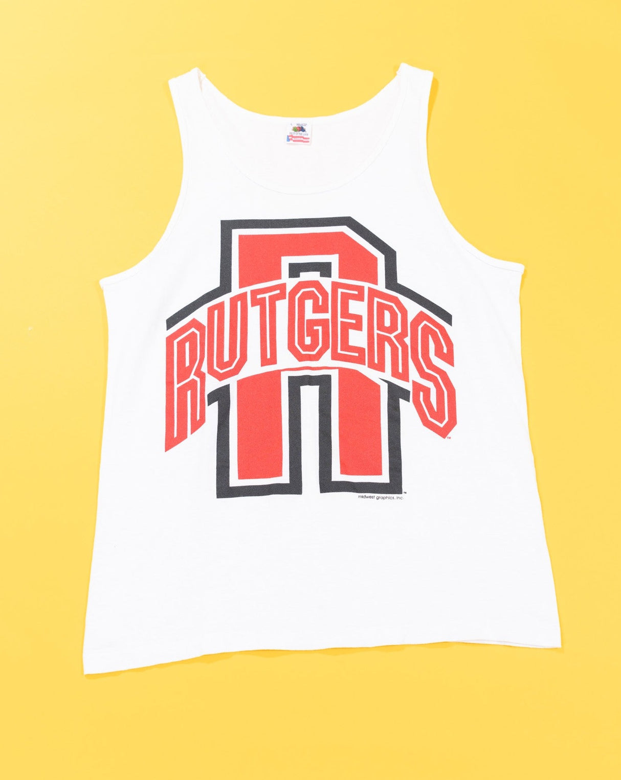 Rare Vintage 90s Rutgers University Tank Top