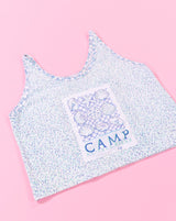 Rare Vintage 80s Camp Beverly Hills Seashell Crop Top/Tank