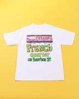 Vintage 90s New Orleans French Quarter on Bourbon St. T-shirt