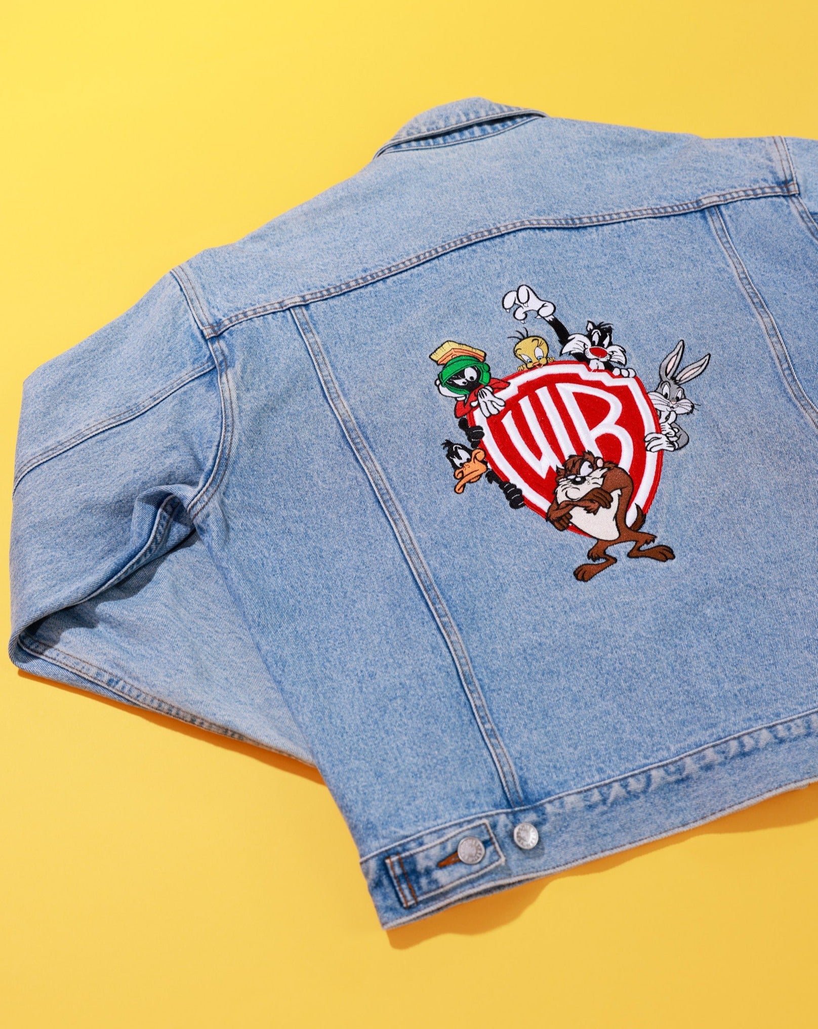 Vintage 1998 Warner Bros Looney Tunes Denim Jacket – Retro Candy World