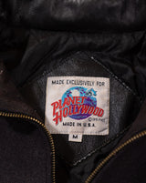 Vintage 1991 Planet Hollywood Nashville Wool/Leather Jacket