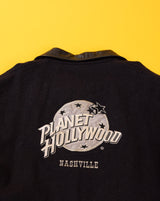 Vintage 1991 Planet Hollywood Nashville Wool/Leather Jacket