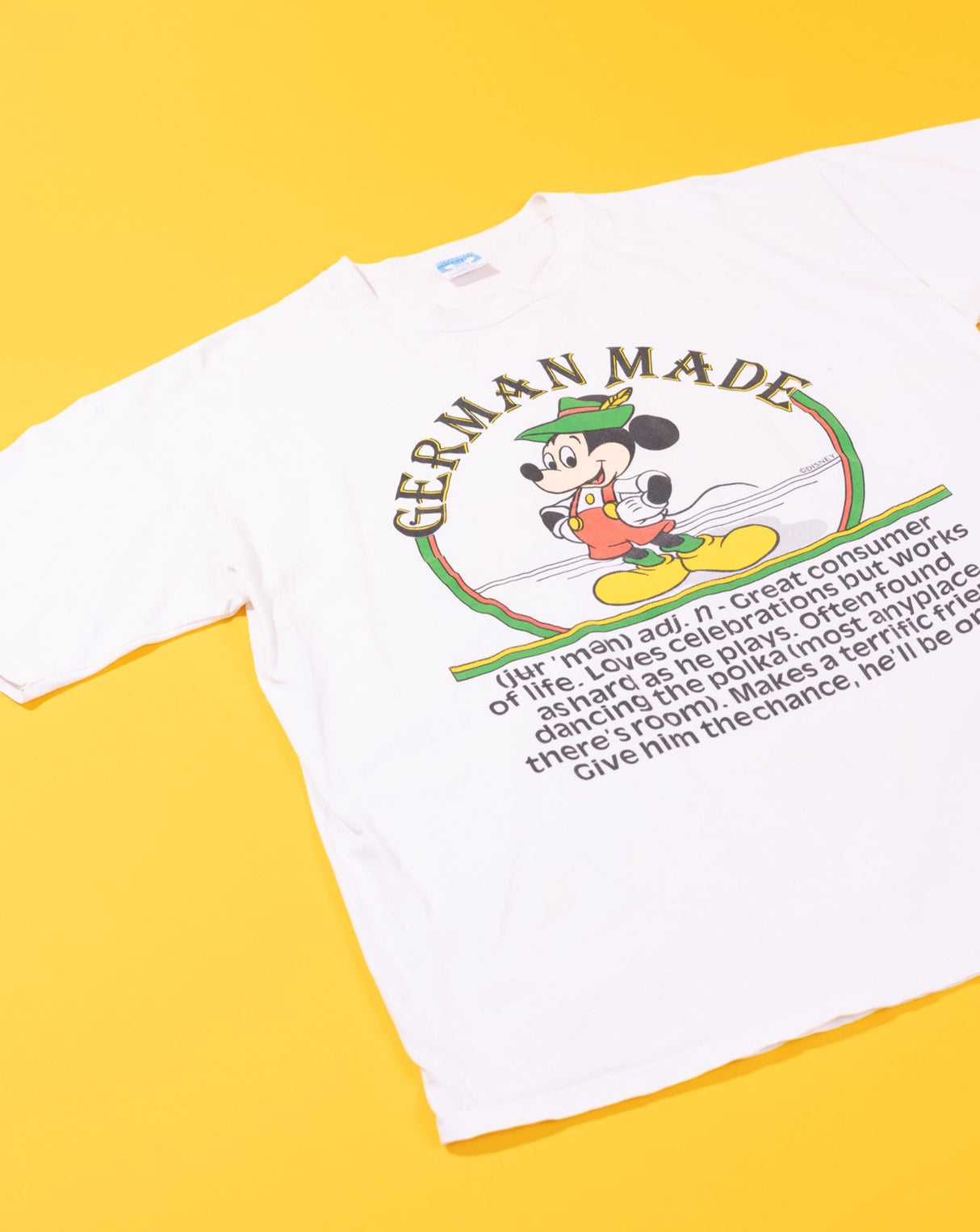 Vintage 80s/90s Disney Mickey Mouse German Made T-shirt