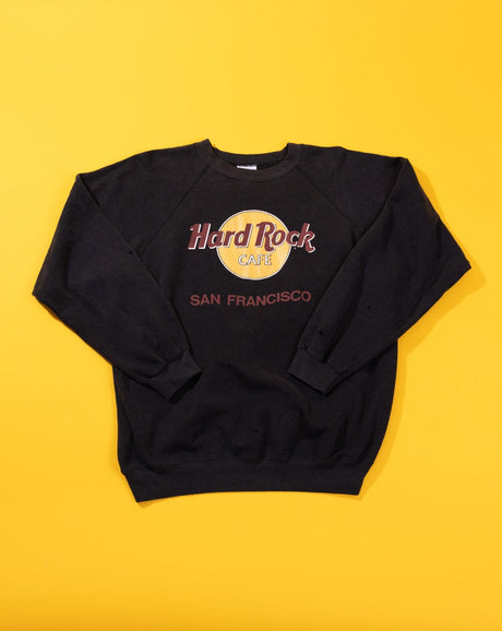 Vintage 80s Hard Rock Cafe San Francisco Crewneck Sweater