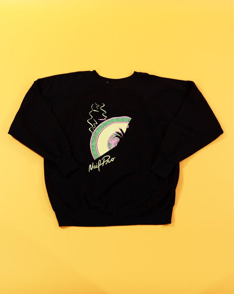 Vintage 80s Nail Pro Crewneck Sweater