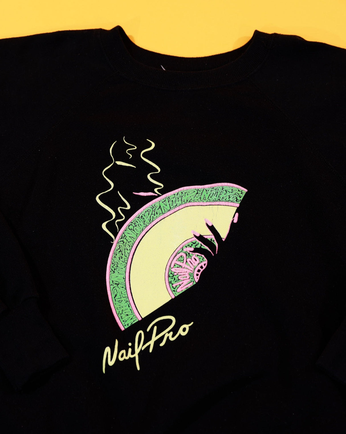 Vintage 80s Nail Pro Crewneck Sweater