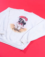 Vintage 1994 Santa's Helper Puppy Crewneck Sweater