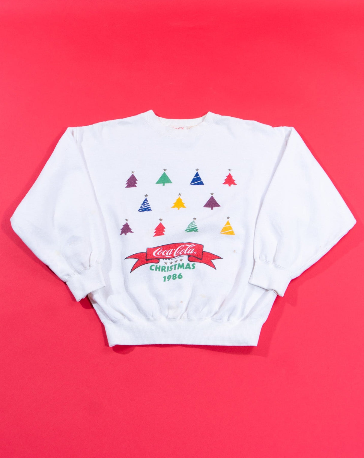 Vintage 1986 Coca-Cola Christmas Crewneck Sweater