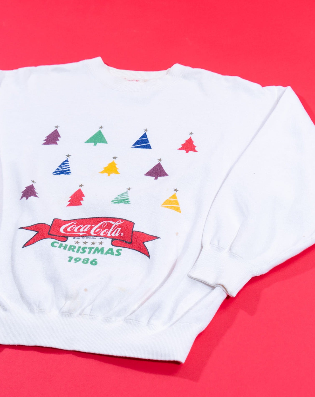 Vintage 1986 Coca-Cola Christmas Crewneck Sweater