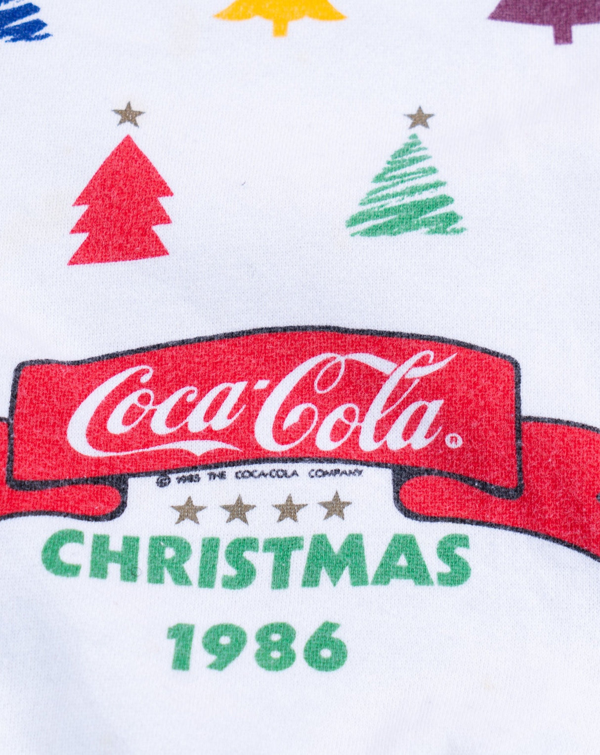 Vintage 1986 Coca-Cola Christmas Crewneck Sweater