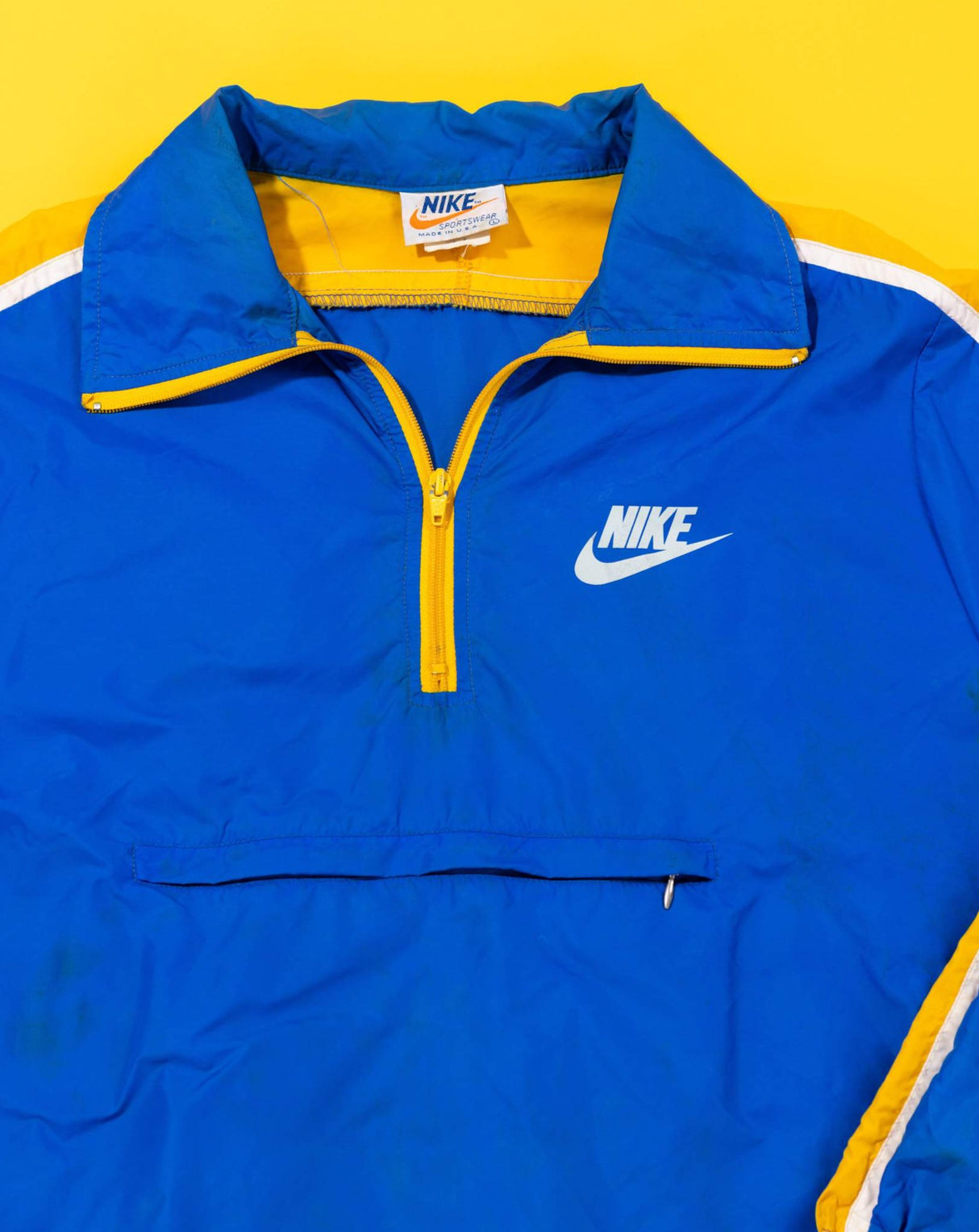 Vintage 70s Nike Sportswear 1/4 Zip Windbreaker Jacket