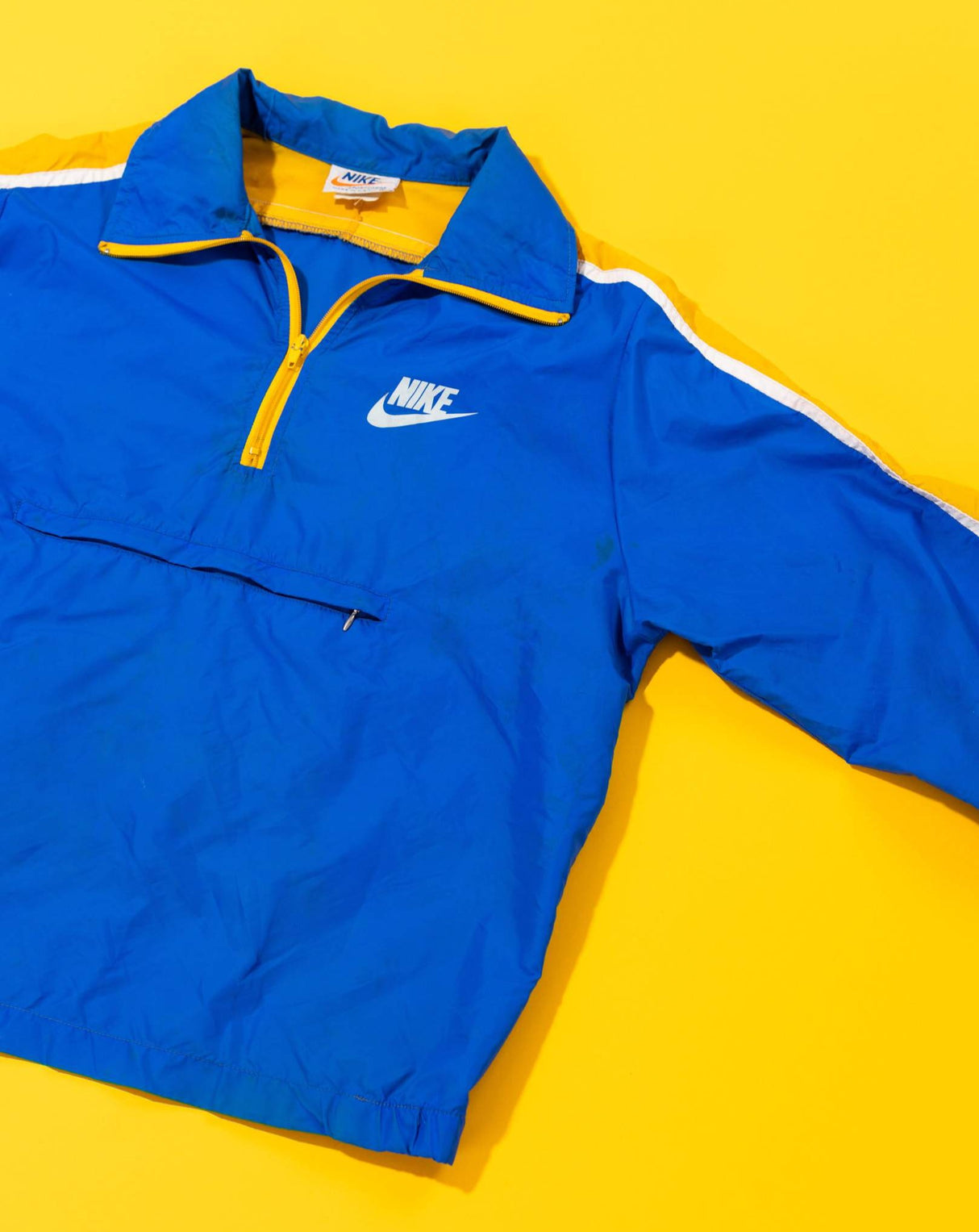 Vintage 70s Nike Sportswear 1/4 Zip Windbreaker Jacket