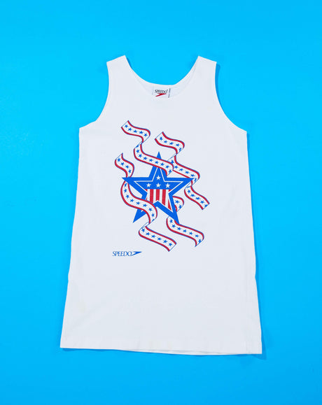 Vintage 90s Speedo Stars Tank Top