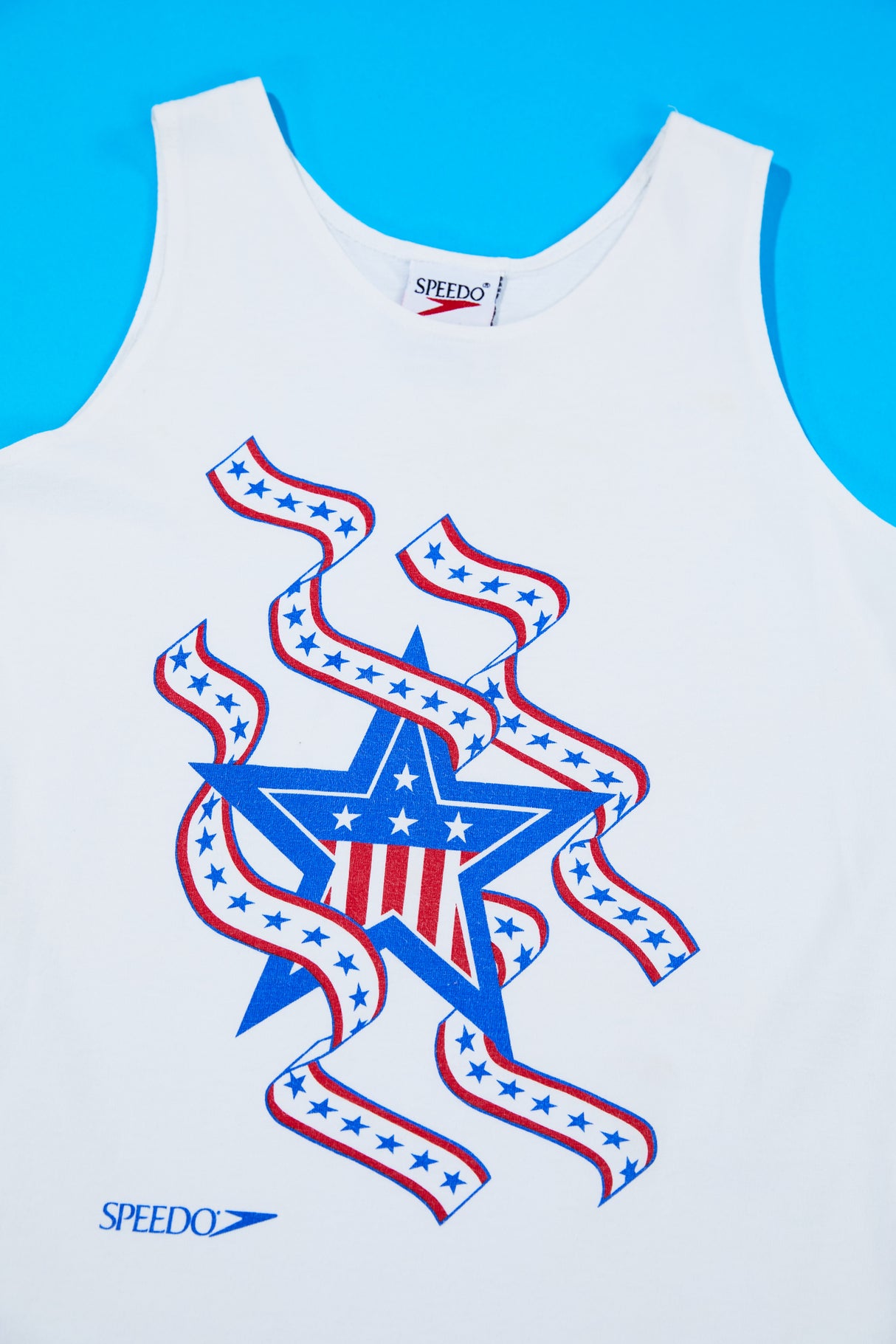 Vintage 90s Speedo Stars Tank Top