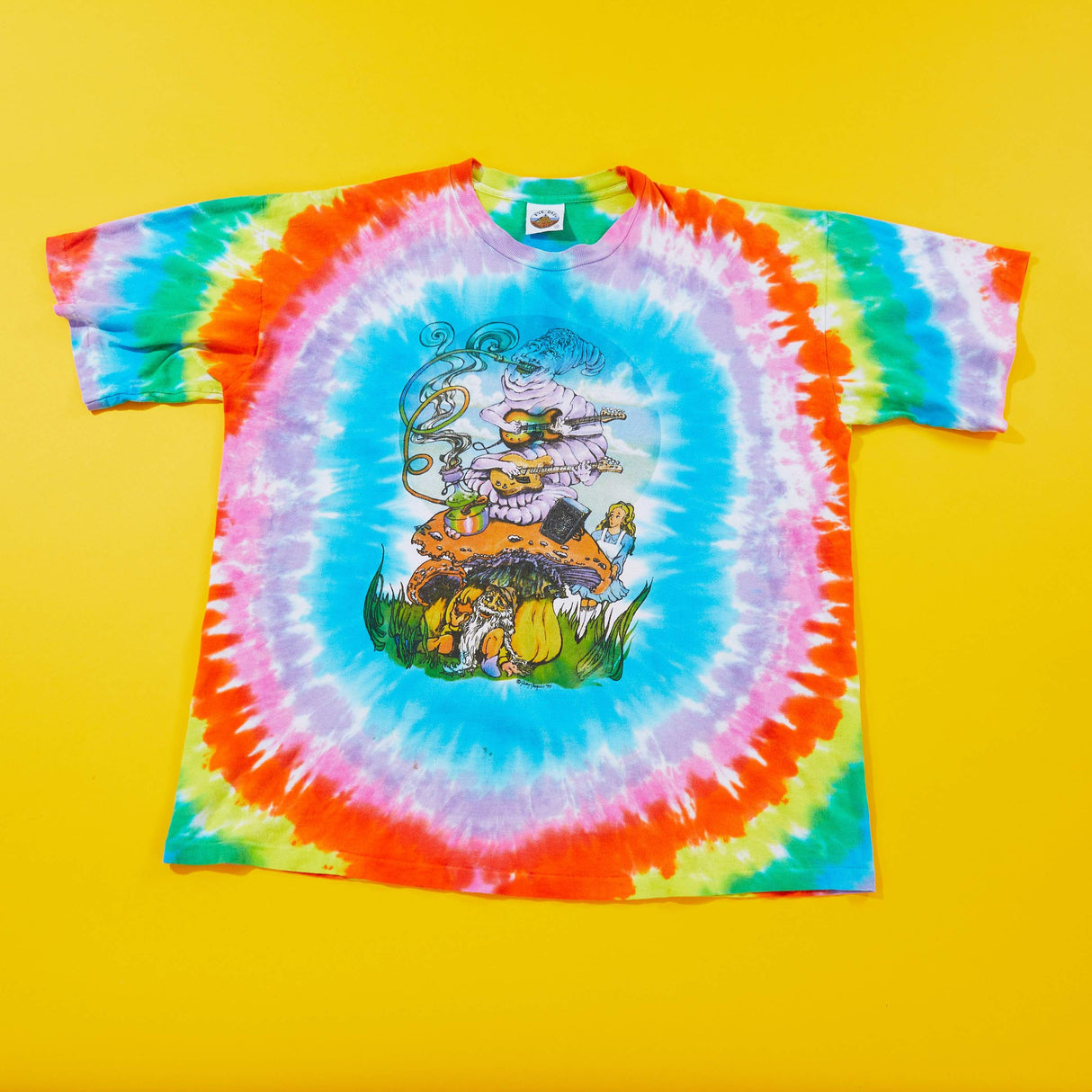 Vintage 1994 Alice in Wonderland Tie-dye T-shirt