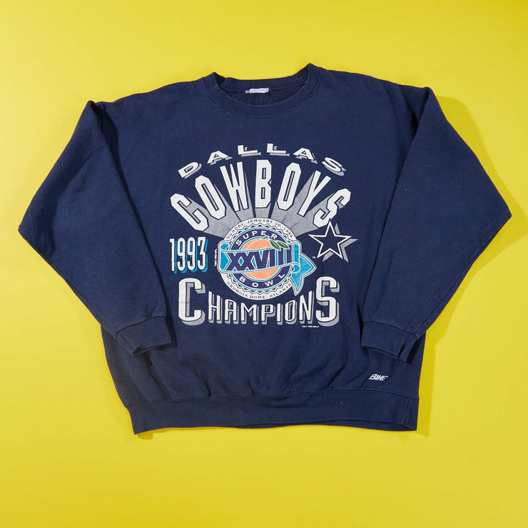 Cheap Superbowl Champs Dallas Cowboys Crewneck Sweatshirt - Anynee