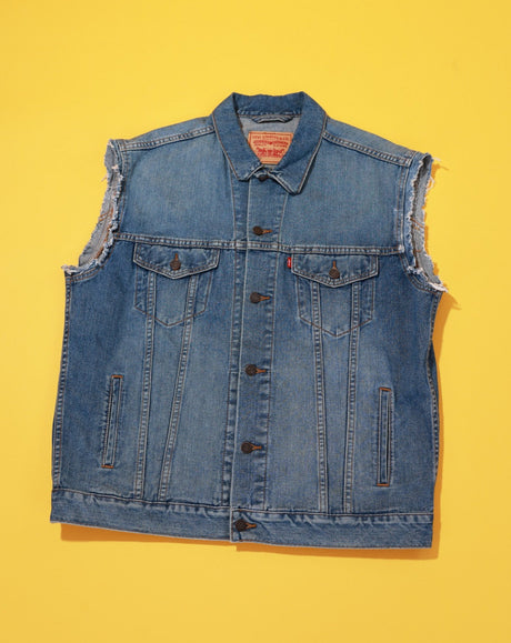 Vintage Dagger Something's Rotten Levi's Denim Vest