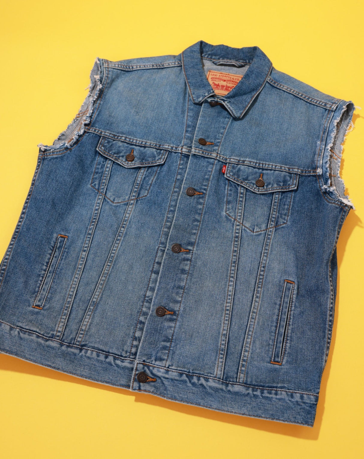 Vintage Dagger Something's Rotten Levi's Denim Vest