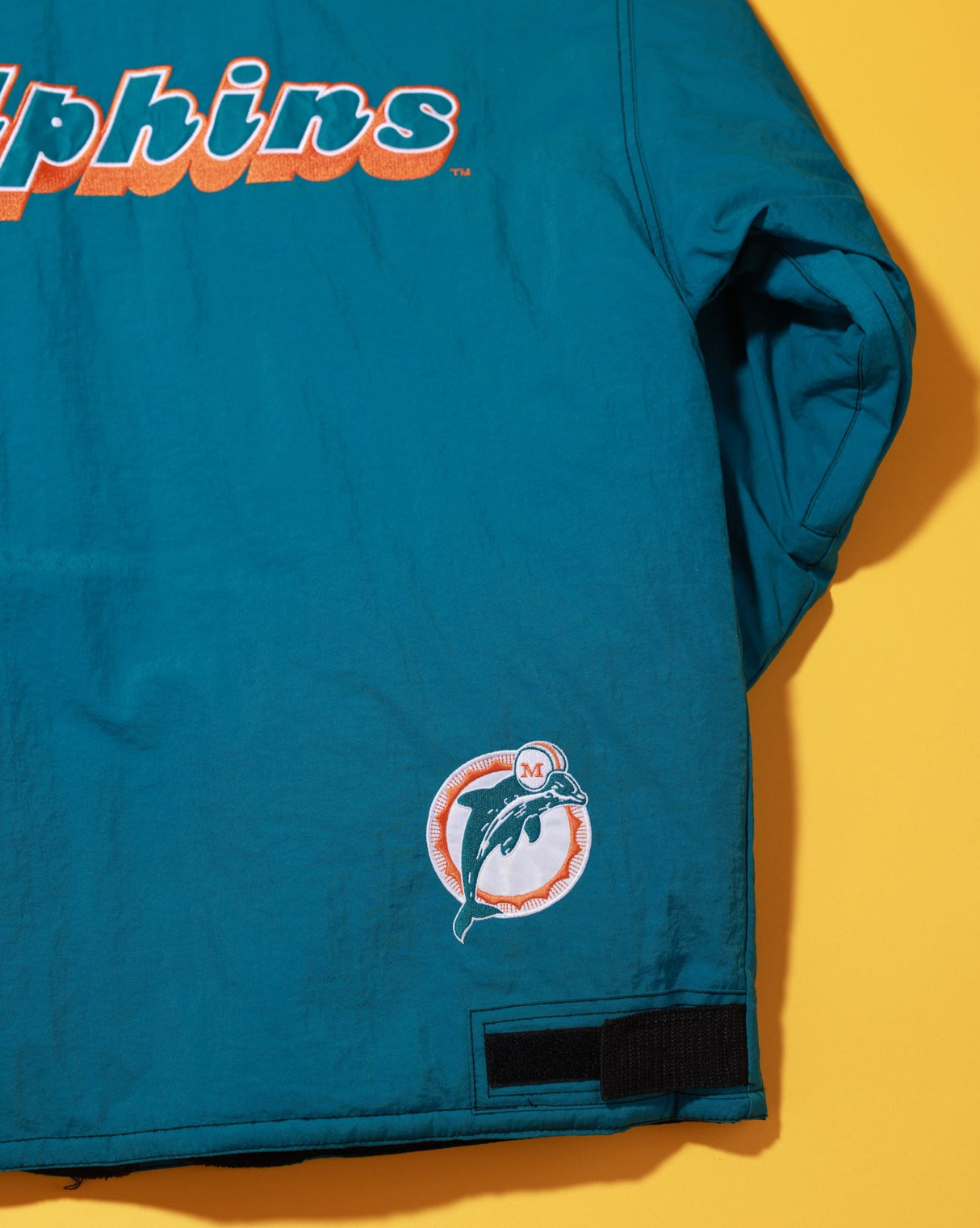 Vintage 90s Champion Miami Dolphins Puffer Jacket