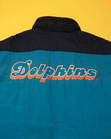 Vintage 90s Champion Miami Dolphins Puffer Jacket