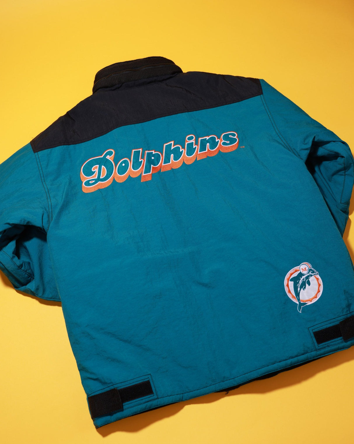 Vintage 90s Champion Miami Dolphins Puffer Jacket