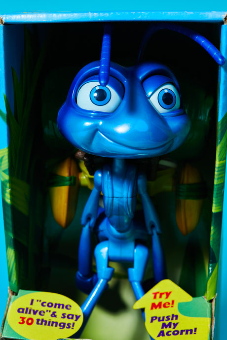 1998 Disney Pixar A Bug's Life Deluxe 12" Talking Flik Figure