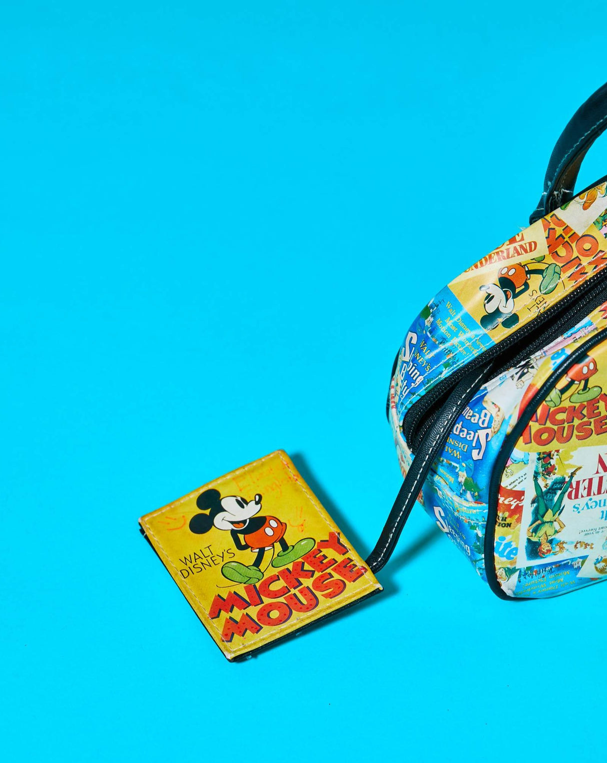 Retro Walt Disney Movie Poster Mickey Mouse Purse