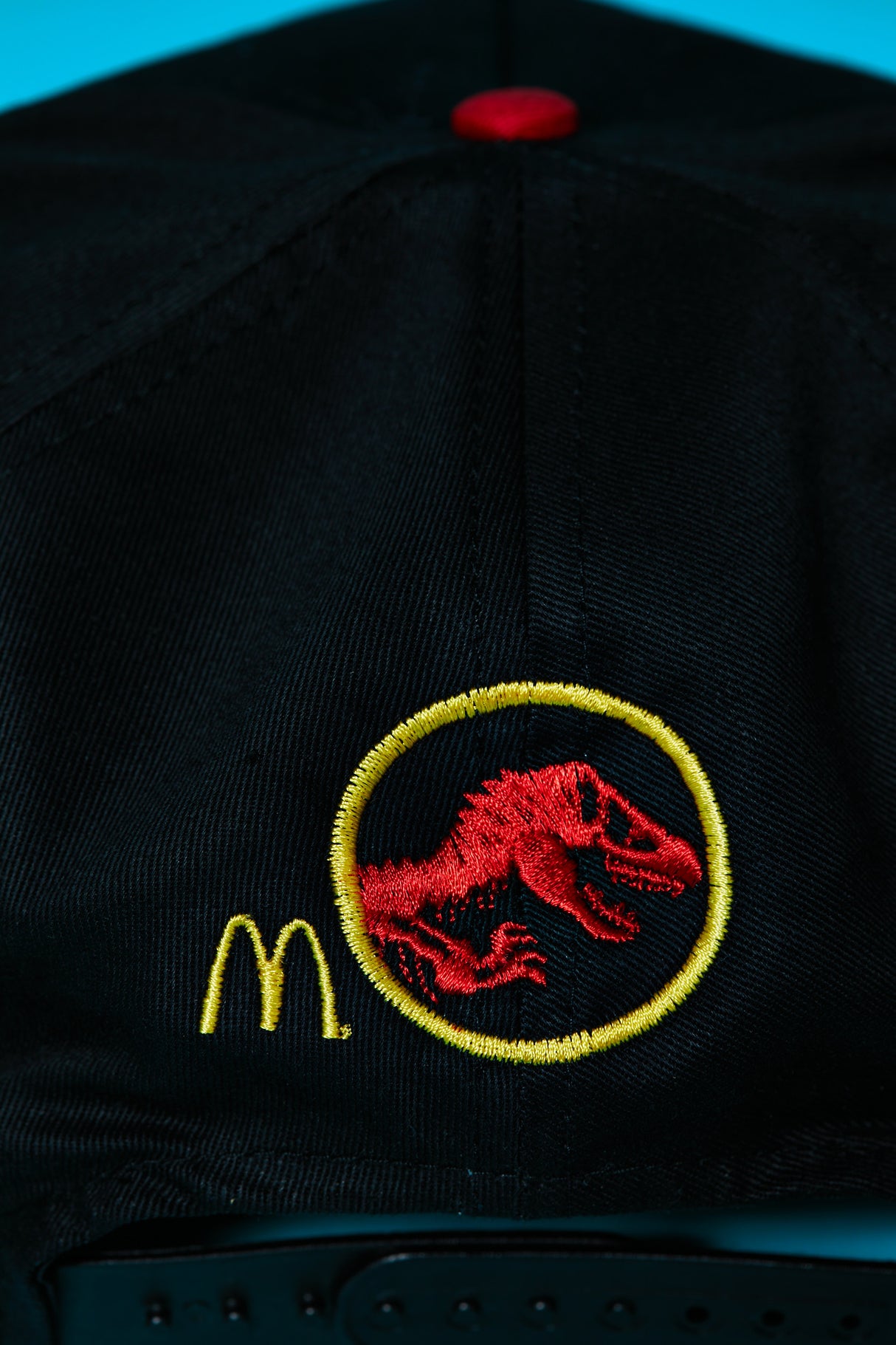 Vintage 1993 McDonalds Jurassic Park Team Snapback Hat