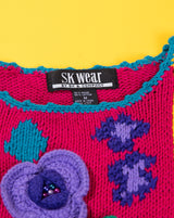 Vintage 80s/90s Sk Wear Retro Sweater