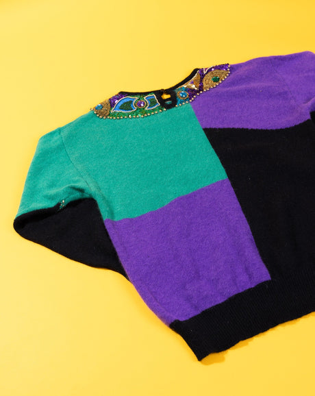 Vintage 1991 I.B. Diffusion Retro Sweater