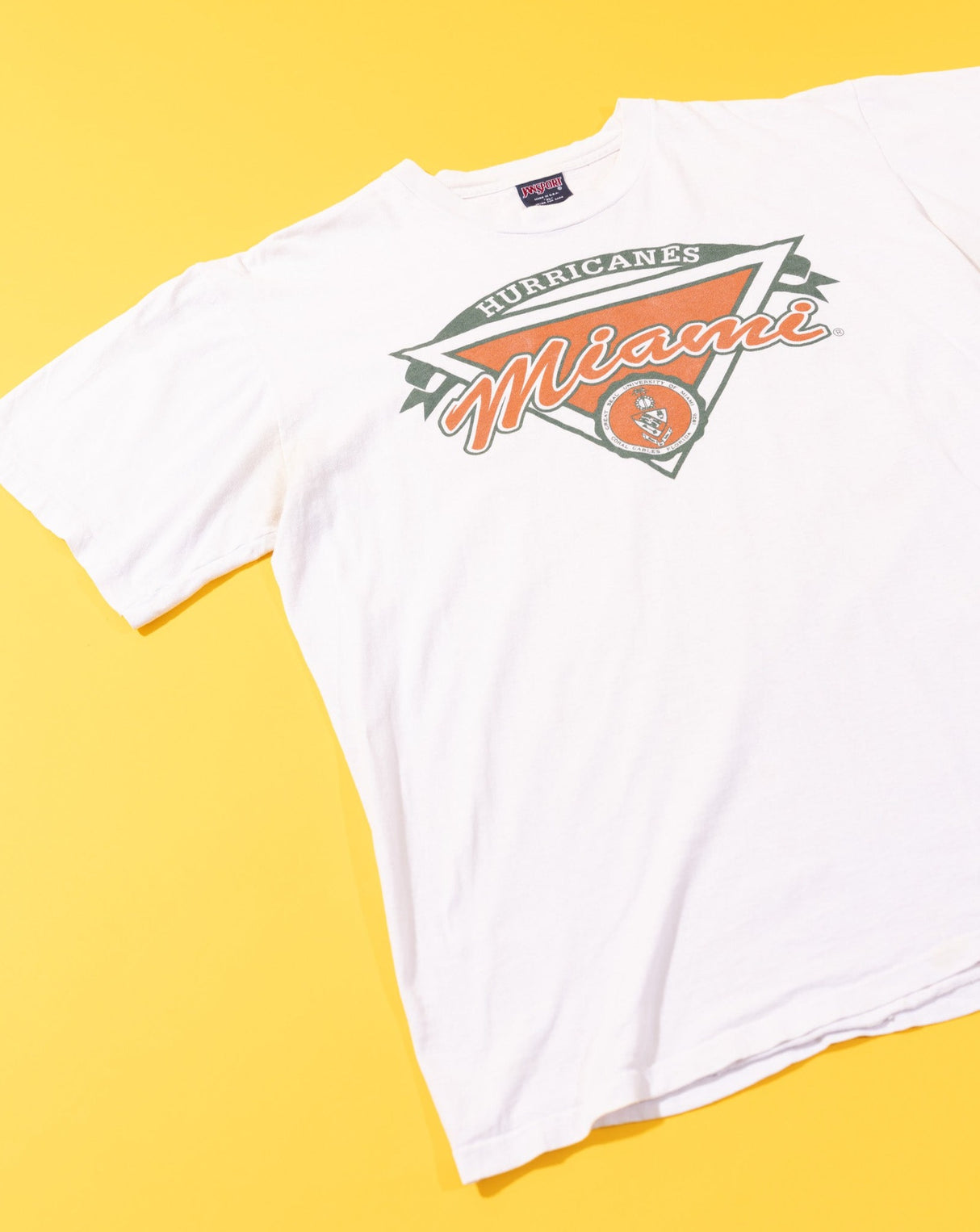 Vintage 90s University of Miami Hurricanes T-shirt