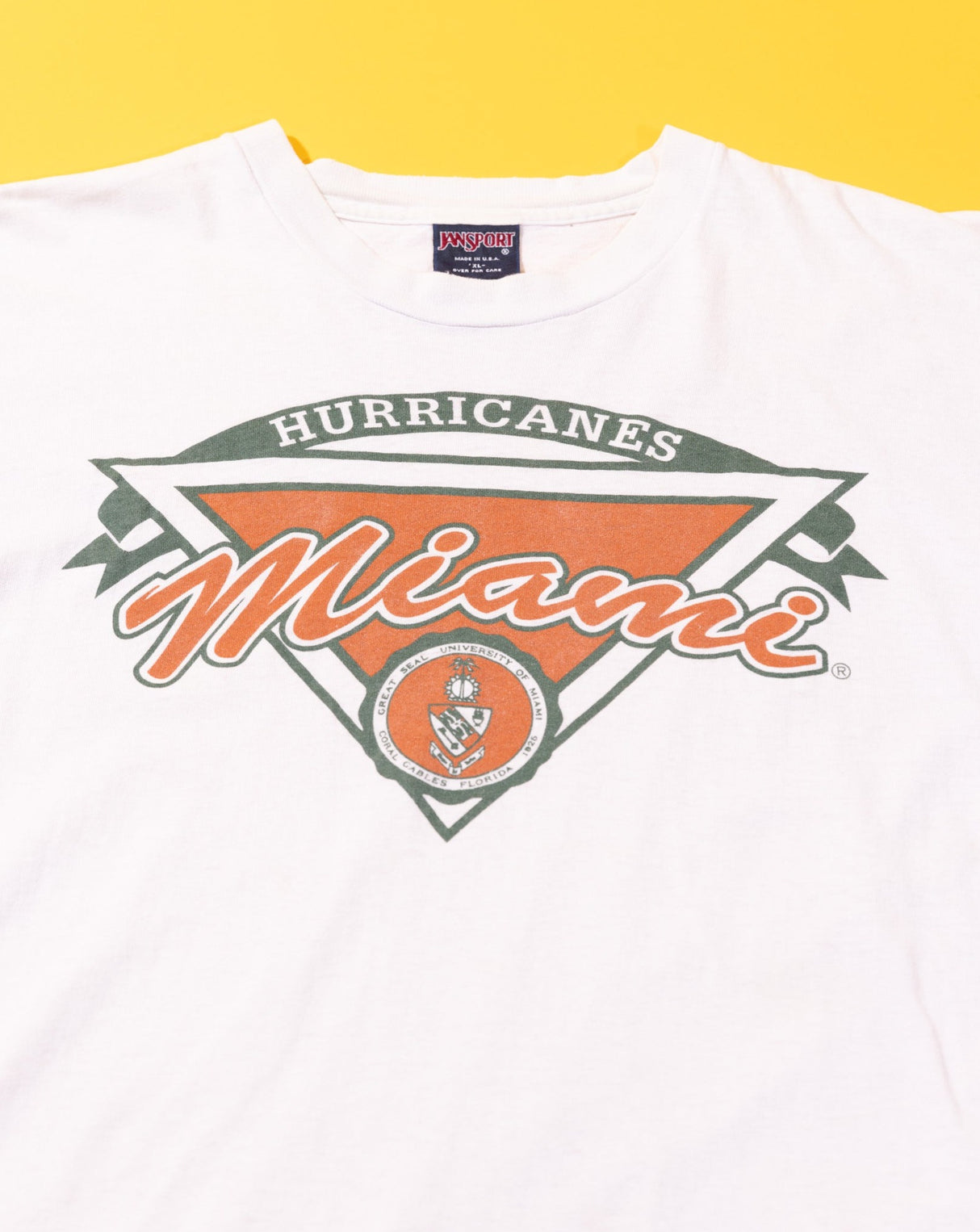 Vintage 90s University of Miami Hurricanes T-shirt