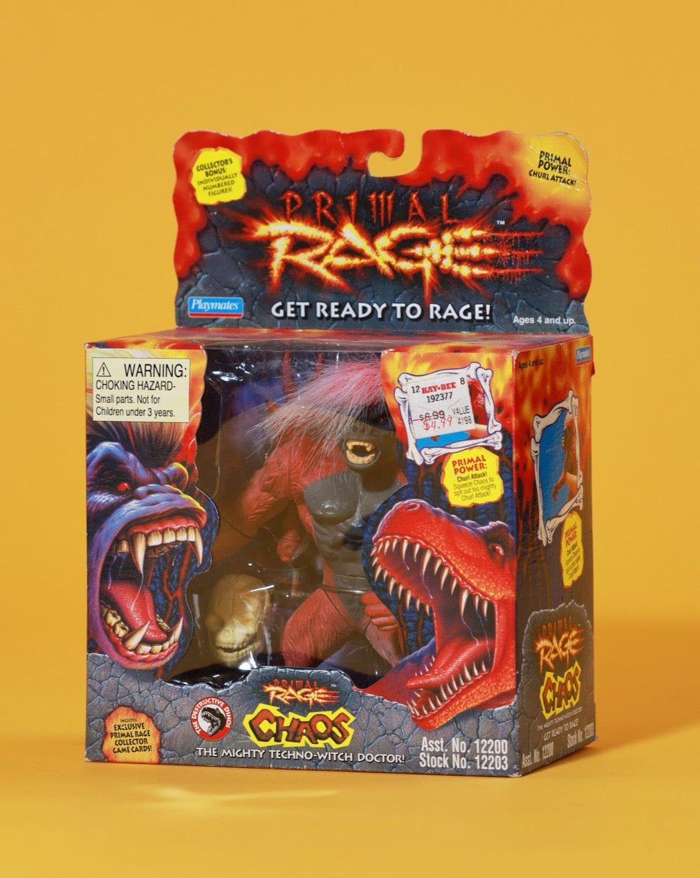 Primal Rage Action Figure Chaos Original 1994 hot Toy COMPLETE no box